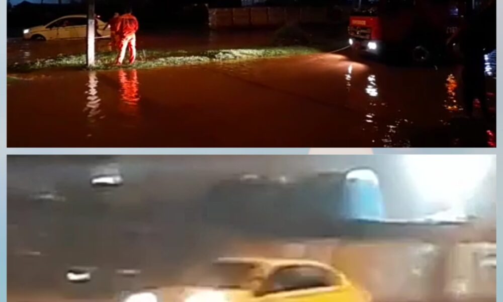 Heavy rain wreaks havoc in the Center of Rolim de Moura / video thumbnail