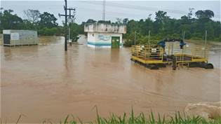 Águas de Rolim de Moura comunica que pode faltar água devido a forte chuva thumbnail